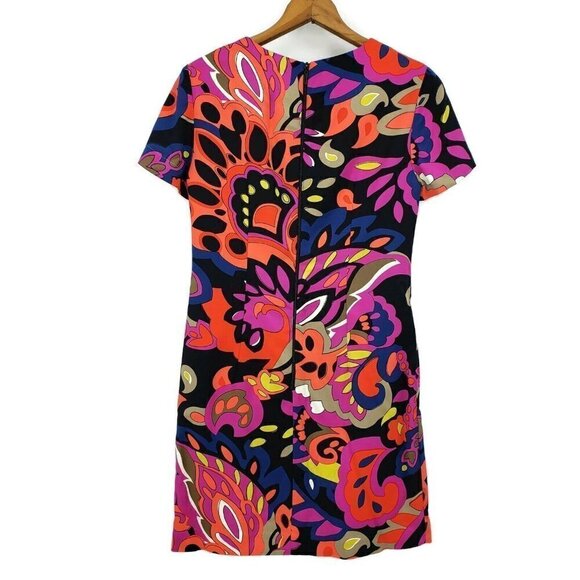 New Trina Turk Shift Dress Womens 4 Floral Print - Picture 4 of 6